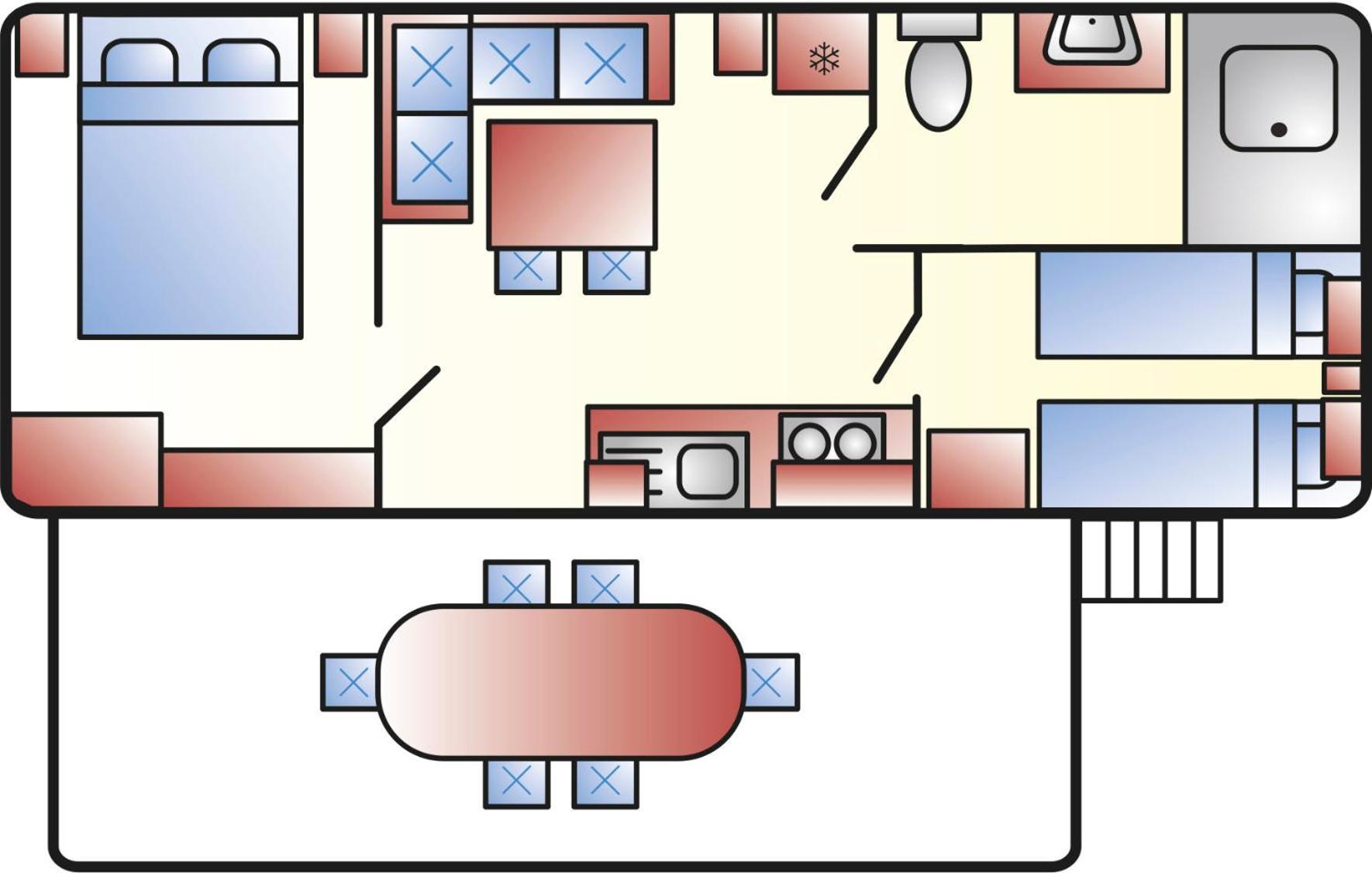 Albatross Mobile Homes On Camping Cisano & San Vito S. P. A. Бардолино Екстериор снимка